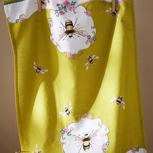 NWT Anthropologie Lou Rota Queen Bee Kitchen Dish Tea Towel